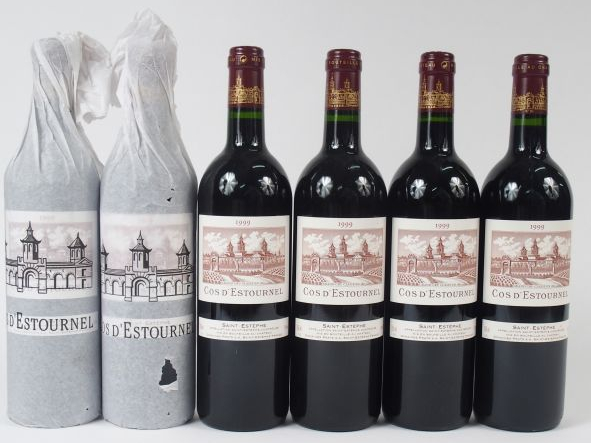 6 BOUTEILLES - COS D'ESTOURNEL GCC ST ESTEPHE - 1999