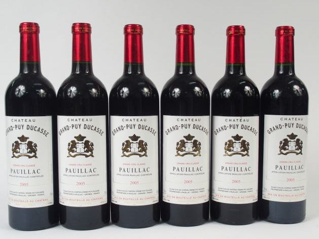 6 BOUTEILLES CHATEAU GRAND PUY DUCASSE GCC PAUILLAC - 2005