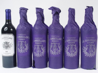 Vente aux enchères 6 BOUTEILLES CHATEAU LA CONSEILLANTE POMEROL - 2006