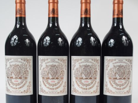 4 MAGNUMS CHATEAU PICHON LONGUEVILLE BARON GCC PAUILLAC - 2006