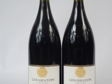 2 MAGNUMS ST JOSEPH "LES GRANITS" CHAPOUTIER - 2005