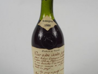 Vente aux enchères 1 BOUTEILLE ARMAGNAC CASTAGNAC - 1900