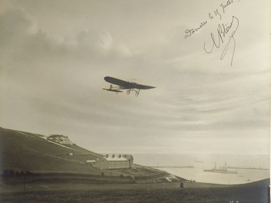 Photographie de la première traversée de la manche réalisée par Blério