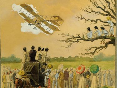 Lucien ROUSSELOT. Aquarelle, signée en bas à droite. '10 décembre, Sai