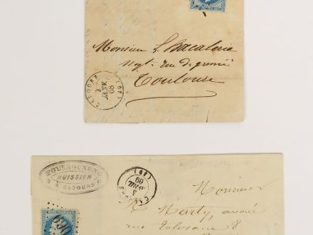 Ensemble de plis postaux concernant l'arrondissement de Toulouse : 19 