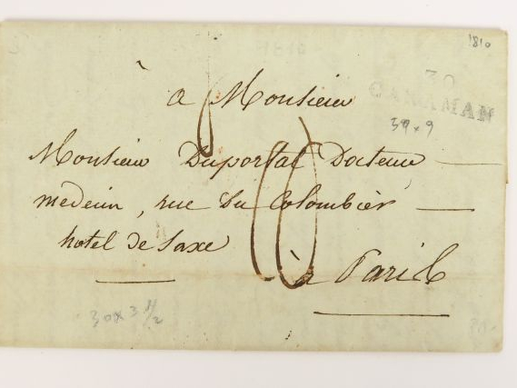 Ensemble de plis postaux concernant l'arrondissement de Villefranche d