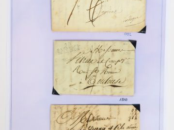 Ensemble de plis postaux concernant l'arrondissement de St Gaudens : 2