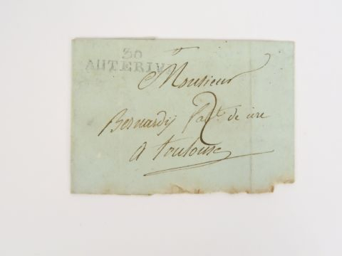 Ensemble de plis postaux concernant l'arrondissement de Muret. 13 vill