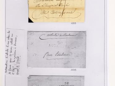 Ensemble de plis postaux concernant l'arrondissement de Muret. 13 vill