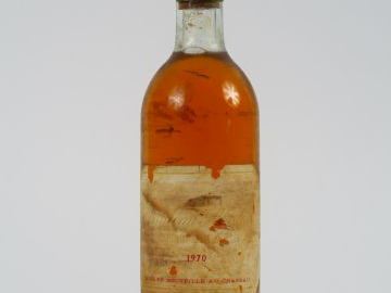 1 BOUTEILLE CHÂTEAU D'YQUEM 1er CCS SAUTERNES - 1970 - LB/ETA