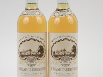 2 BOUTEILLES CHÂTEAU CARBONNIEUX BLANC CC GRAVES - 1999