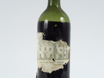 1 BOUTEILLE CHÂTEAU HAUT BRION 1er GCC GRAVES - 1907 - BEP-VIDANGE/ETA