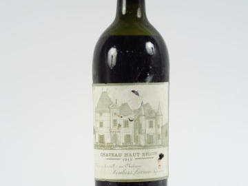 1 BOUTEILLE CHÂTEAU HAUT BRION 1er GCC GRAVES - 1913 - MEP/ELD/CAPS LE