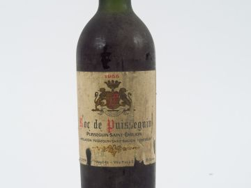 1 BOUTEILLE CHÂTEAU ROC DE PUYSSEGUIN ST EMILION - 1955 - LB/EA