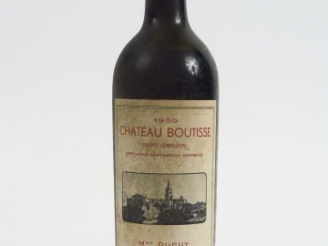 Vente aux enchères 1 BOUTEILLE CHÂTEAU BOUTISSE ST EMILION - 1955 - HEP-MEP