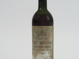 Vente aux enchères 1 BOUTEILLE CHÂTEAU PICARD ST ESTEPHE - 1961 - MEP/ET