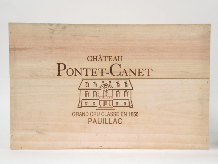 6 BOUTEILLES CHÂTEAU PONTET CANET GCC PAUILLAC - 2009 - CBO