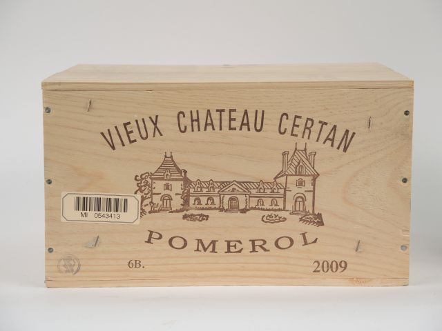 6 BOUTEILLES VIEUX CHÂTEAU CERTAN POMEROL  - 2009 - CBO