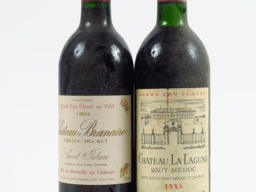 2 BOUTEILLES : 1 CHÂTEAU BRANAIRE GCC ST JULIEN 1994 - 1 CHÂTEAU LA LA