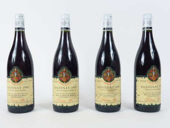 4 BOUTEILLES SANTENAY TASTEVINAGE LABOURE ROI - 1996
