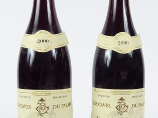2 BOUTEILLES VOSNE ROMANEE 'FAISANDIERES' CAVES DU PALAIS - 2000