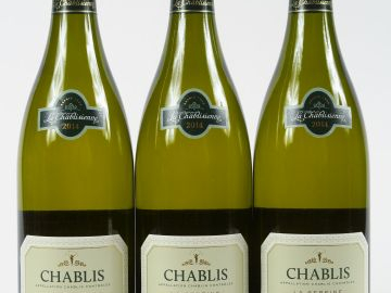 3 BOUTEILLES CHABLIS 'LA SEREINE' LA CHABLISIENNE - 2014