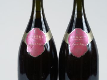 2 BOUTEILLES CHAMPAGNE GOSSET 'GRAND ROSE'