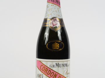 1 BOUTEILLE CHAMPAGNE MUMM CORDON ROSE - 1983 - COFFRET