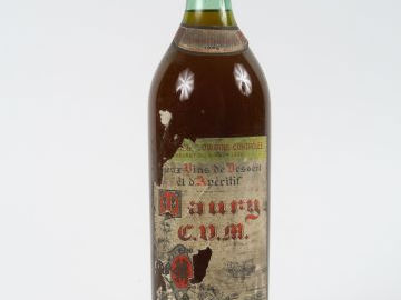 1 BOUTEILLE MAURY VDN STE VITICOLE DE MAURY (1 l) - 1948 - 3,5 CM/EA