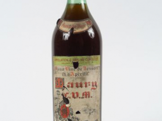 Vente aux enchères 1 BOUTEILLE MAURY VDN STE VITICOLE DE MAURY (1 l) - 1948 PRESUMEE- 3,5