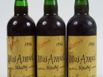 3 BOUTEILLES MAURY MAS AMIEL 'RESERVE' - 1976 - 1 ET