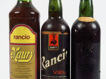 3 BOUTEILLES VDN : 2 RANCIO/1 VDN