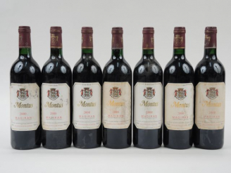 Vente aux enchères 7 BOUTEILLES CHÂTEAU MONTUS MADIRAN - 2000 - 3 ET