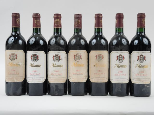 7 BOUTEILLES CHÂTEAU MONTUS MADIRAN - 2000 - 5 ET