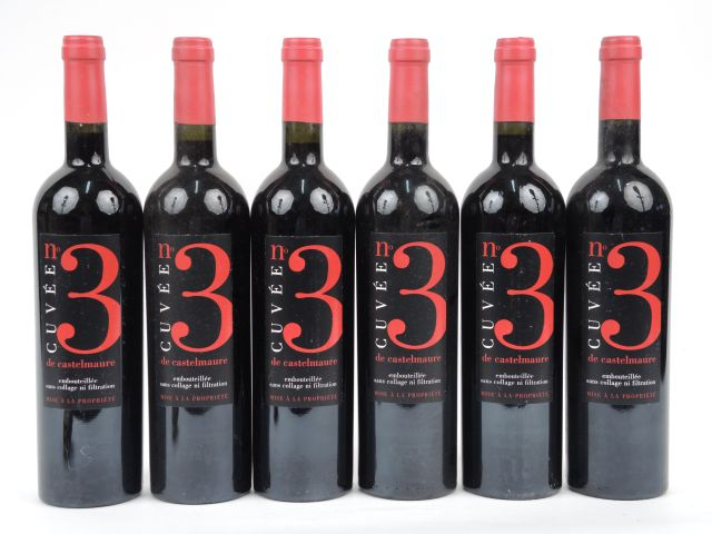 6 BOUTEILLES CUVEE N°3 CASTELMAURE CORBIERES - 2003