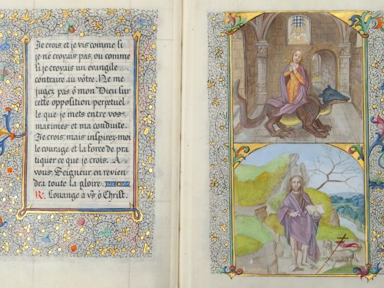 MANUSCRIT ENLUMINÉ milieu XIXe s. Missel et Messe de mariage. Manuscri