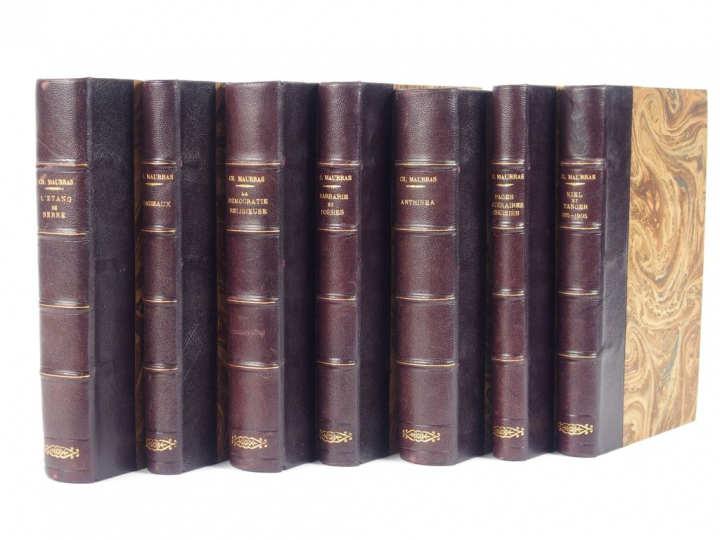 MAURRAS (Charles). [Œuvres]. L'Etang de Berre. – Anthinea. D'Athènes à