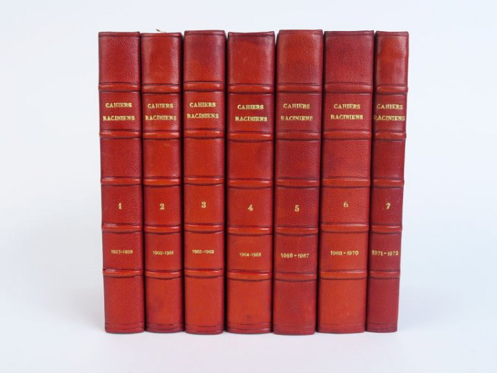 RACINE. CAHIERS raciniens, publiés par la Société Racinienne. De 1957 