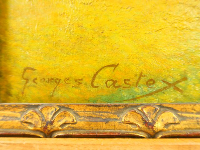 Georges CASTEX 'Nature morte'. Huile sur toile, signée en bas à gauche