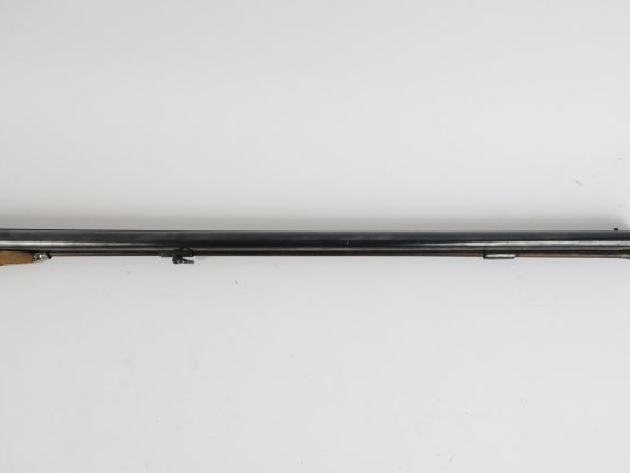 242.Fusil juxtaposé à percussion et à platine à l’arrière mécanisme fo