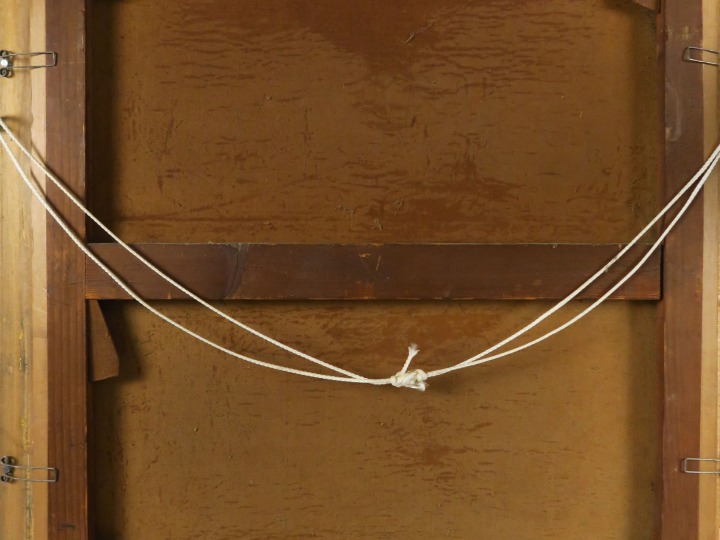 Henri Alphonse BARNOIN "Scène animée sur le port" Huile sur toile.  Si