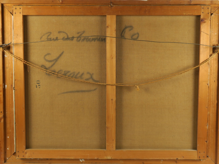 GODCHAUX "Retour de pêche" Huile sur toile. Signée en bas à droite.  7