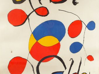 Affiche pour l'exposition Calder au musée Toulouse-Lautrec d'Albi. 197