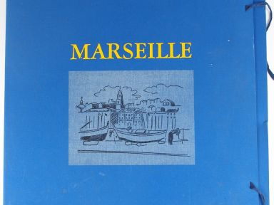 Yves BRAYER 'Marseille'. Exemplaire sur vélin d'Arches avec suite sur 
