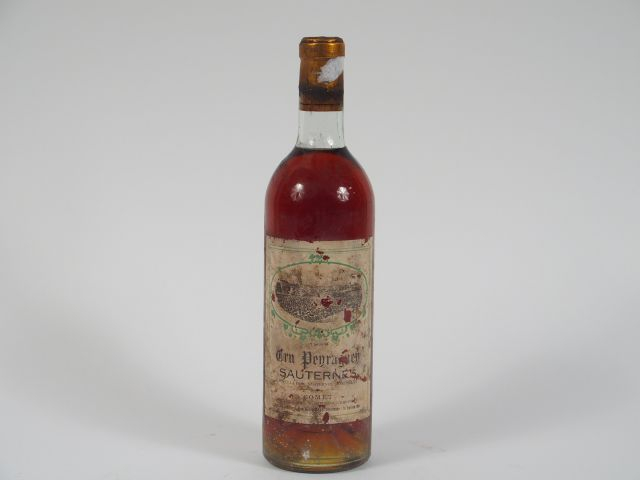 1 BOUTEILLE CRU PEYRAGUEY SAUTERNES - 1959 - BG/EA