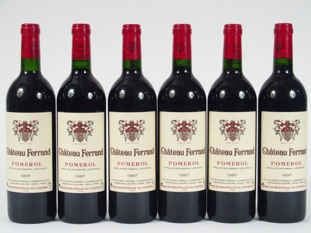 6 BOUTEILLES CHÂTEAU FERRAND POMEROL - 1997 - CBO