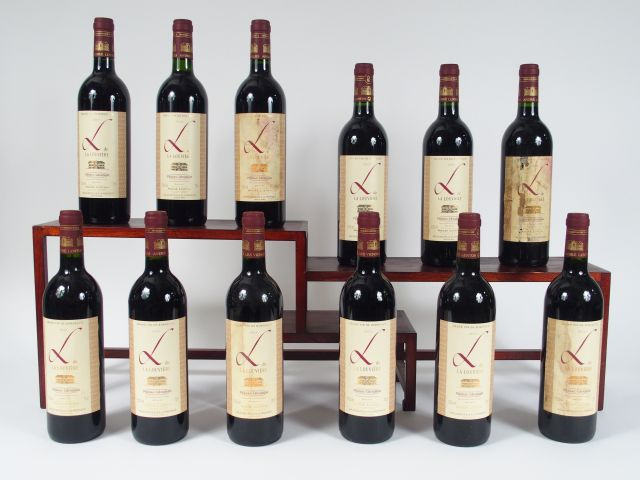 12 BOUTEILLES CHÂTEAU L DE LA LOUVIERE GRAVES - 2000 - CBO/1 EA/1 ELA