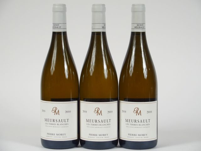 3 BOUTEILLES MEURSAULT 1er CRU 'LES TERRES BLANCHES' P. MOREY - 2010