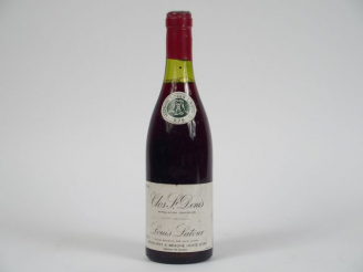 Vente aux enchères 1 BOUTEILLE CLOS ST DENIS L. LATOUR - 1979 - 2,5 CM