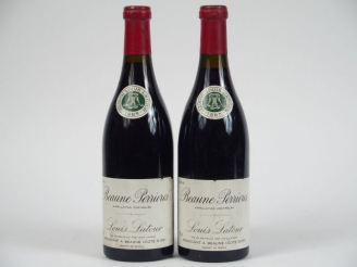 Vente aux enchères 2 BOUTEILLES BEAUNE PERRIERES L. LATOUR - 1985